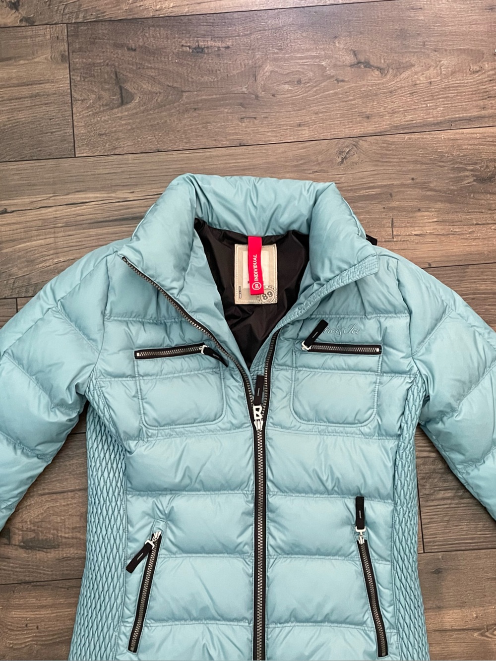 BOGNER Fire + Ice Light Blue Down Ski Puffer Jacket 8 - Picture 4 of 8